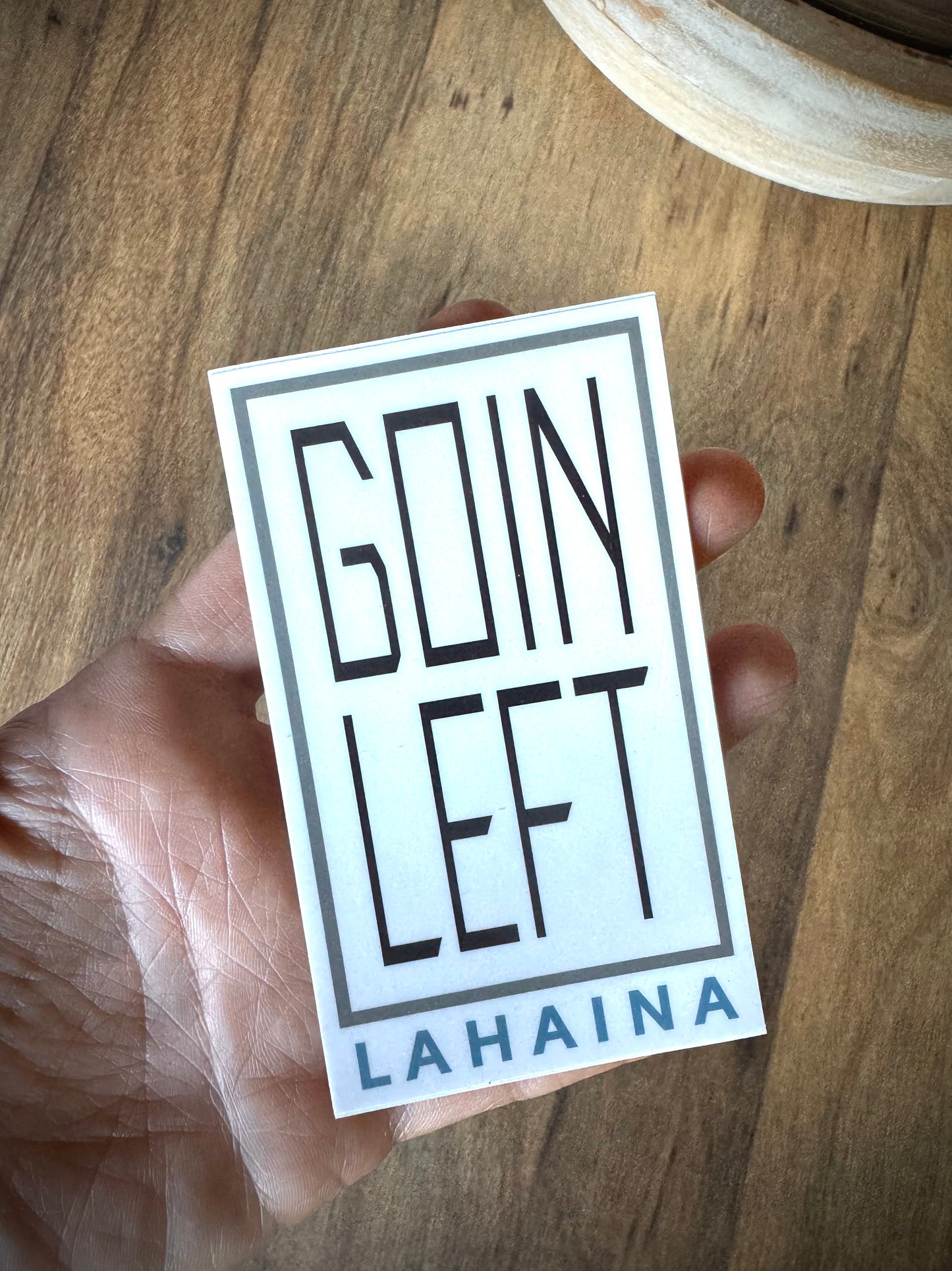 Goin Left Lahaina OG Logo Sticker