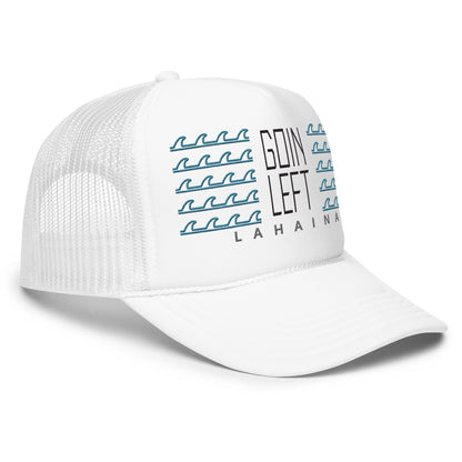 Goin Left Embroidered Unisex Fins Logo Foam Trucker Hat
