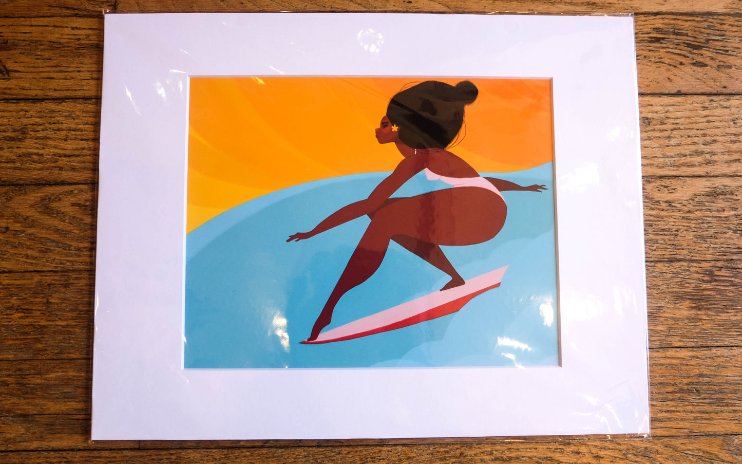 Punky Aloha "Surf Queen" Print - 11"x14"