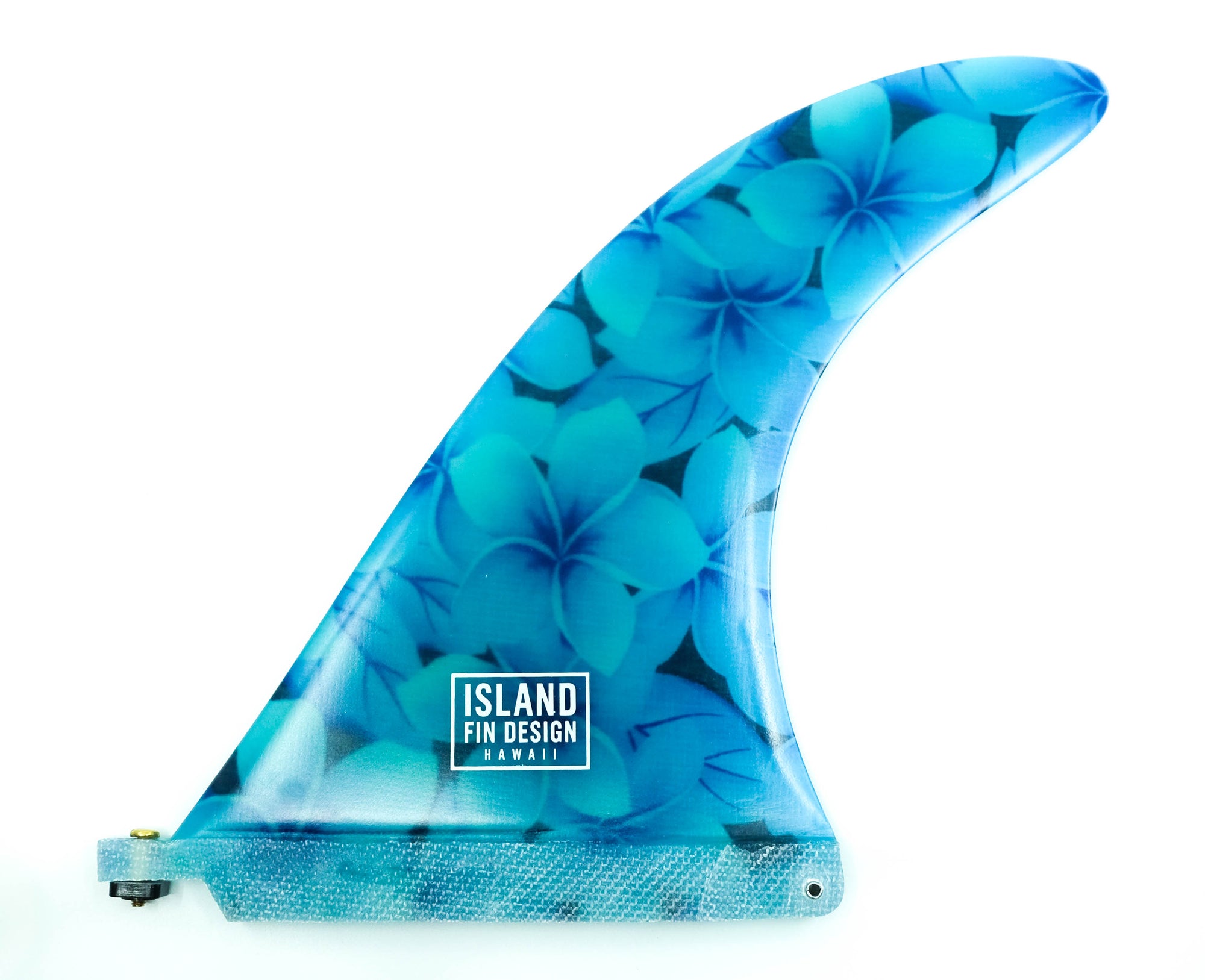 9.0 Islander Fin - Blue Plumeria – Goin Left